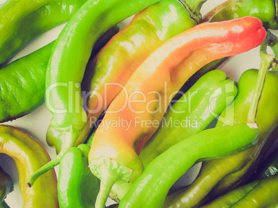 Retro look Peppers picture