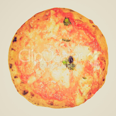 Retro look Pizza picture