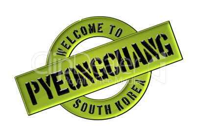 welcome to pyeongchang