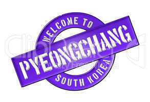 welcome to pyeongchang
