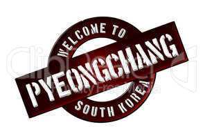 welcome to pyeongchang