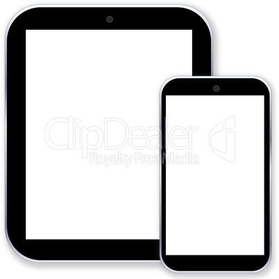 tablet pc computer and smartphone