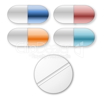 tablets and pills