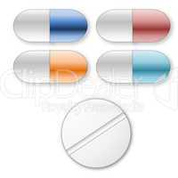 tablets and pills