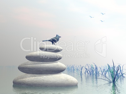 bird peace - 3d render