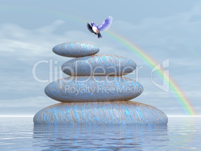 bird peace - 3d render