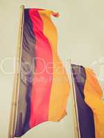 Retro look German flag