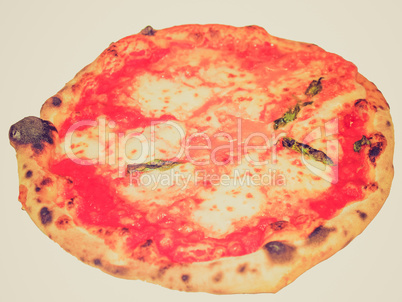 Retro look Pizza Margherita