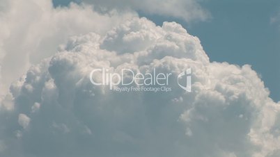 Clouds. Time lapse.