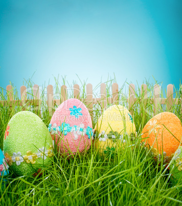 decorated easter eggs