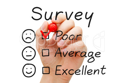 survey poor evaluation