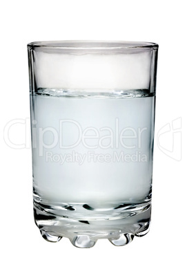 glass filled with water