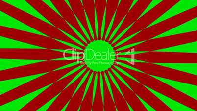 easy radial ray background - green screen