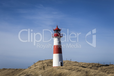 Leuchtturm Ostfeuer bei List auf Sylt, Deutschland