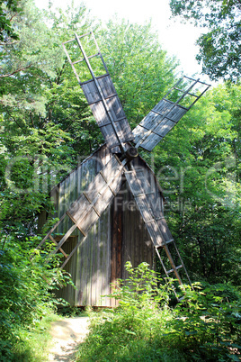 big mill in the forest
