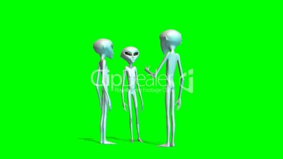 Aliens - green screen