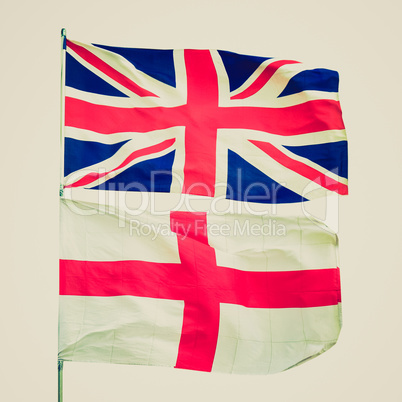 Retro look UK Flag