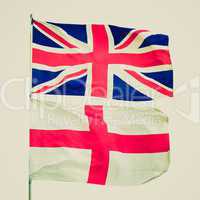 Retro look UK Flag