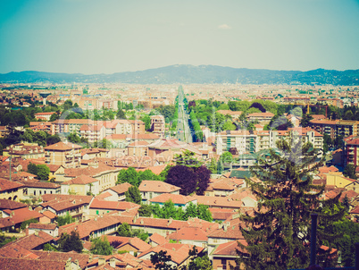 Retro look Turin panorama