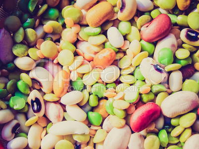 Retro look Beans salad