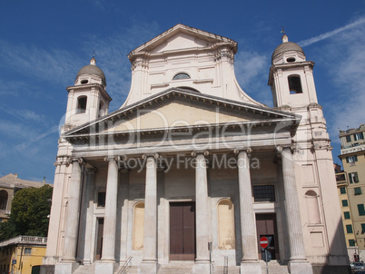 Santissima Annunziata church in Genoa Italy