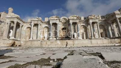 ancient city of Sagalassos 2 time lapse