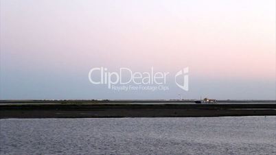 Ria Formosa wetlands landscape, Algarve, southern Portugal.