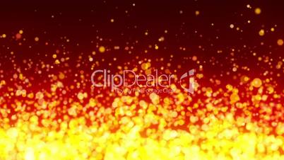 fiery particles background