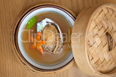 Japanese style abalone soup