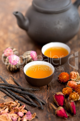 Chinese style herbal floral tea