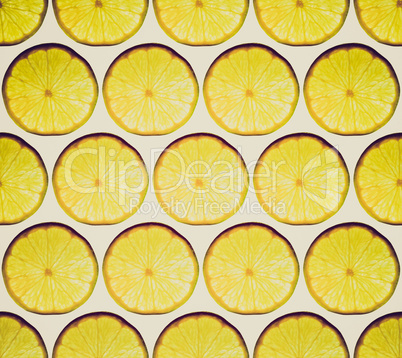 Retro look Lemon background