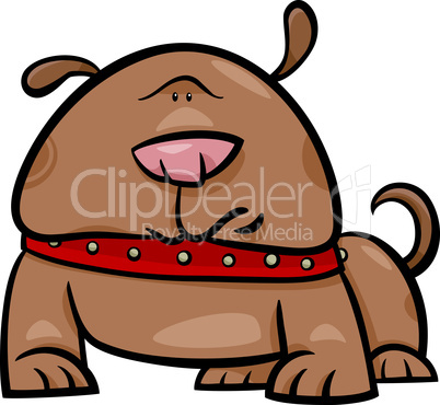 cute dog cartoon illustration