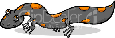 salamander animal cartoon illustration