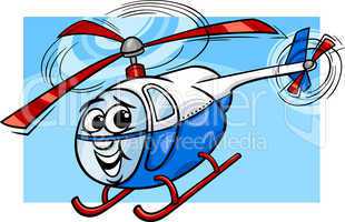helicopter or chopper cartoon illustration