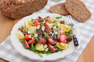 Salat mit Spargel