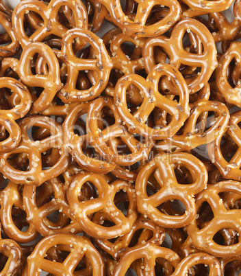 pile of pretzels