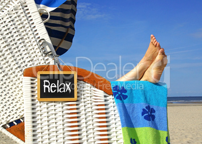 relax at the beach