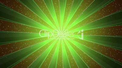 abstract radial loop motion background,  green