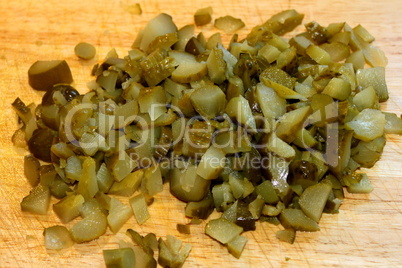 Diced Pickles