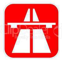 red highway icon