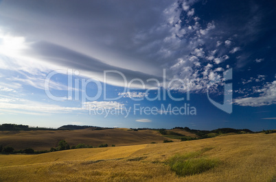 Landschaft in der Toskana, Italien - Landscape in tuscany, italy