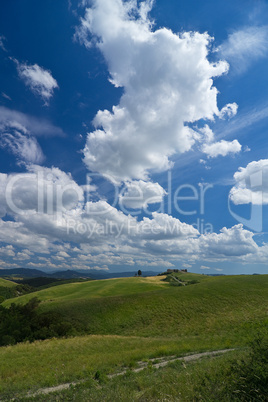 Landschaft in der Toskana, Italien - Landscape in tuscany, italy