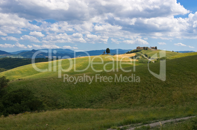 Landschaft in der Toskana, Italien - Landscape in tuscany, italy