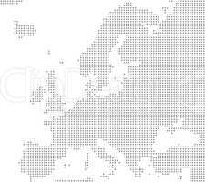 Pixelkarte Europa: Athen liegt hier