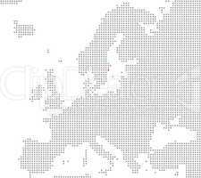 Pixelkarte Europa: Stockholm liegt hier