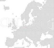 Pixelkarte Europa: Berlin liegt hier