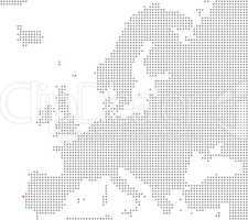 Pixelkarte Europa: Lissabon liegt hier