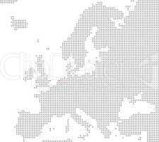 Pixelkarte Europa: Amsterdam liegt hier