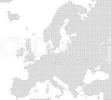 Pixelkarte Europa: Prag liegt hier