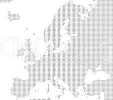 Pixelkarte Europa: Dublin liegt hier